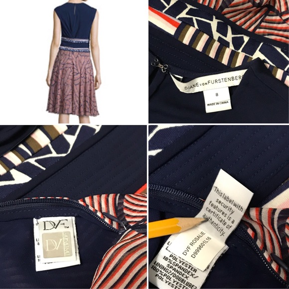 Diane Von Furstenberg Rosalie A-Line Dress - Picture 7 of 8